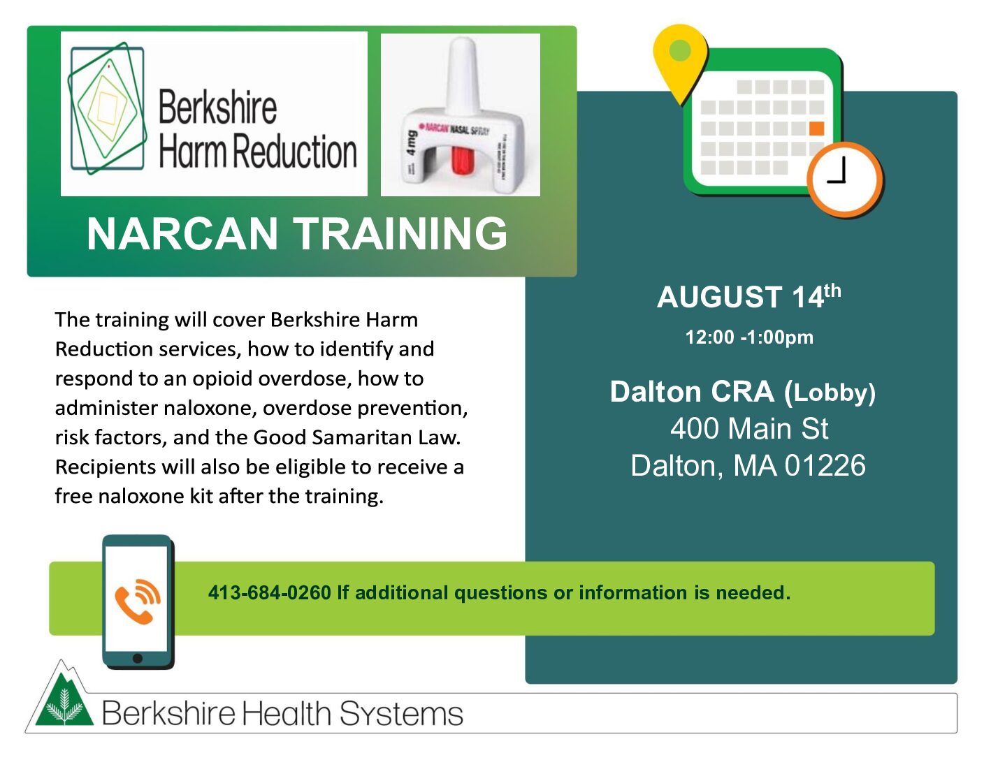 Narcan Training August 14th